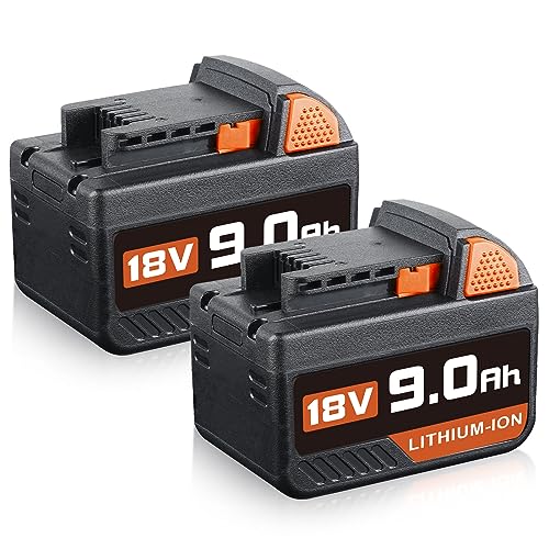 GROWFEAT 2Pack 18V Battery Replacement for Milwaukee M-18