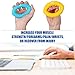 Kootek HS010 Hand Grip Strength Trainer - 5 Finger Loop Resistance Bands 3 Stress Relief Therapy Balls 2 Hand Squeeze Rings