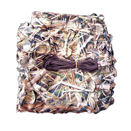 XAMAWA Camouflage Netting, 300D Durable Camo Net Blinds Great for Camping Shooting Hunting(5ftx10ft/1.5mx3m) - Thumbnail 4