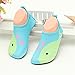 L-RUN Unisex Flexible Aqua Water Shoes Barefoot for Beach Pool Surf Yoga Exercise Light Blue 11-11.5=EU 28-29