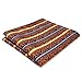 Shlax&Wing Paisley Orange Blue Hankies Men's Ties Silk Pocket Square
