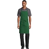 Uncommon Threads Unisex Classic Restaurant Bib Apron for Work Uniform