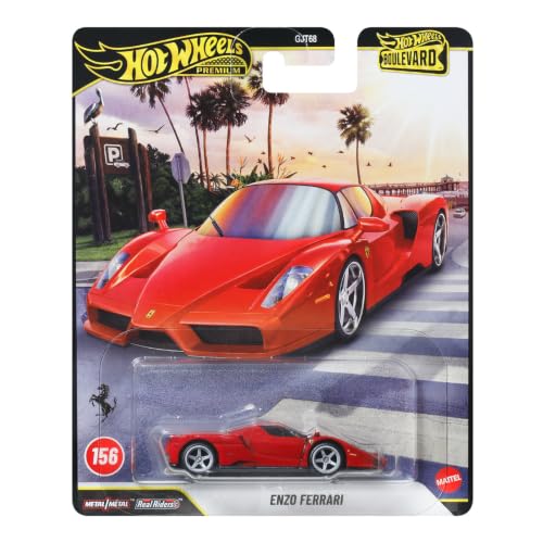 Carro Hot Wheels Boulevard Enzo Ferrari 2003, Veículo Metalizado para Coleção, Detalhes e Acabamento Premium, para Crianças a Partir de 3 Anos