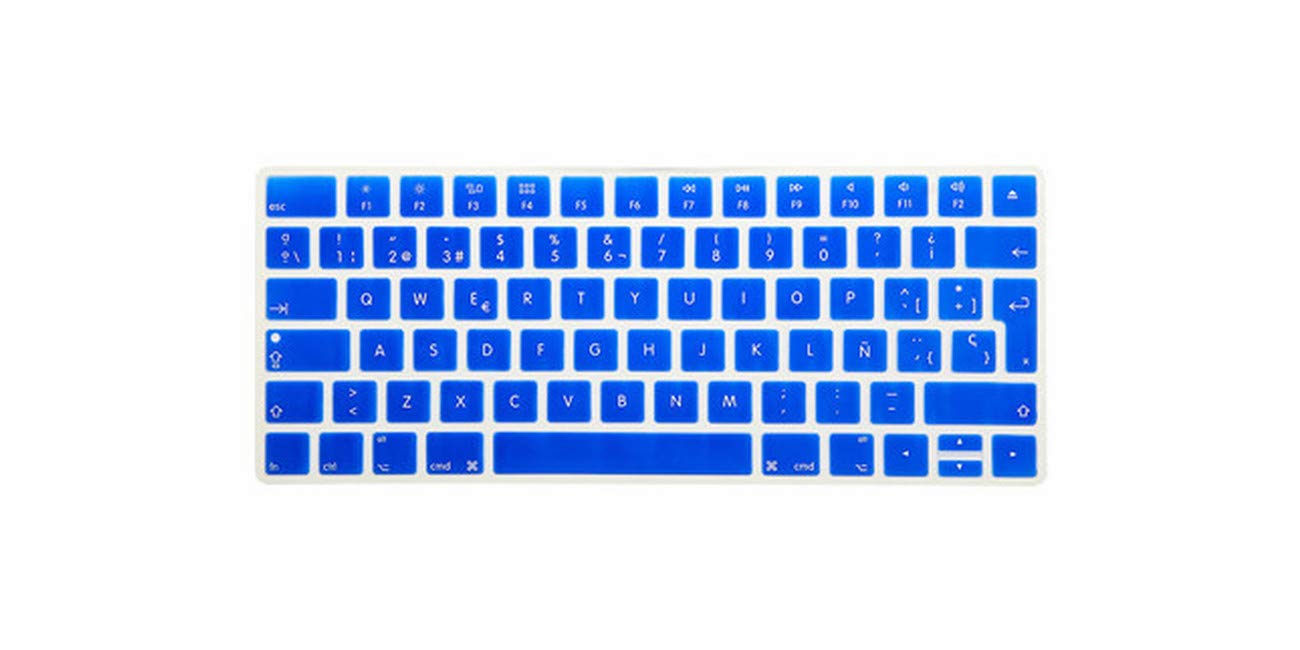 Spanish Keyboard Cover Silicone EU Euro ESP for iMac Magic Magic 2 Bluetooth Keyboard Pc Computer Skin Protector,13