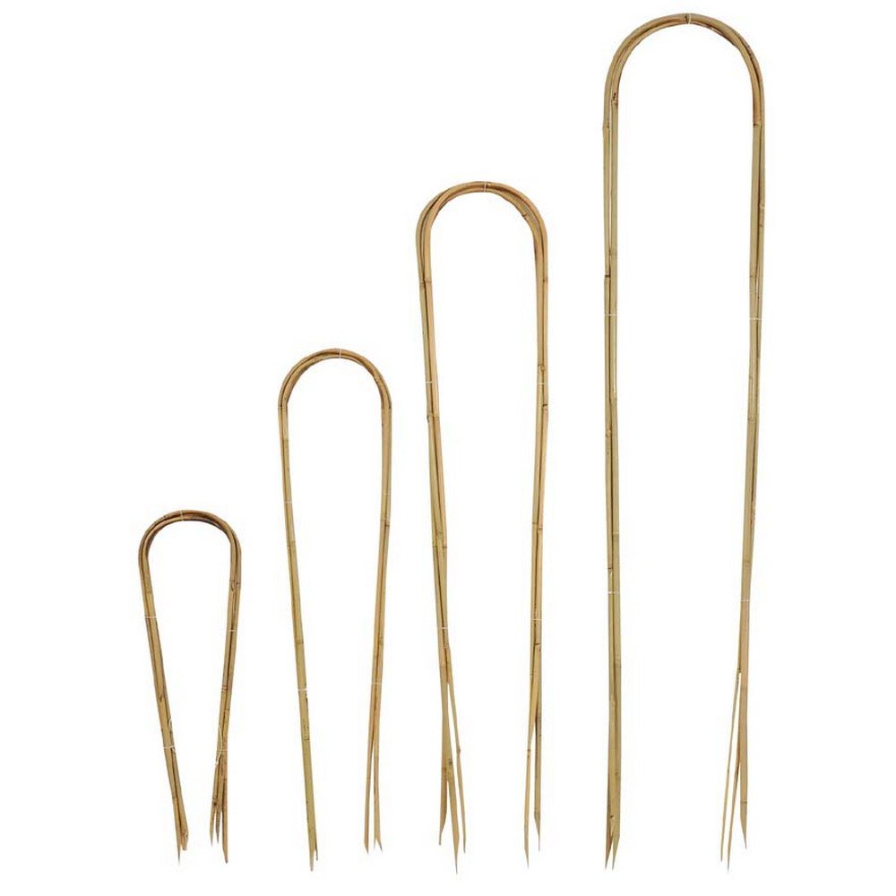 Verdemax 6642 12-14 mm Diameter 120 cm Height Bamboo U-Loops (3-Piece)