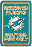Bsi Products Bsi NFL Miami Dolphins Reserved Parking Sign