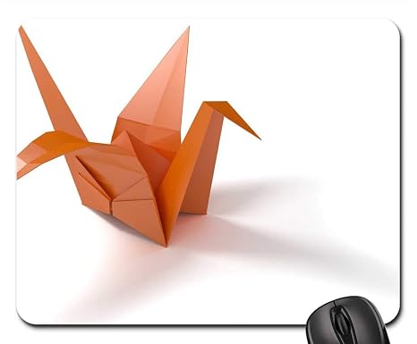 Amazoncom Mouse Pads Origami Folding Paper Bird Crane