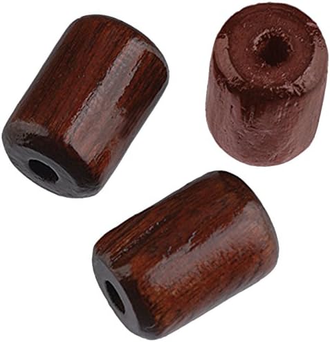 Efco Wooden Beads Cylinder Hole Diameter 2,3 mm 7 x 10 mm 40 pcs. Brown