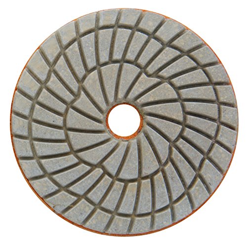 Easy Light 4 Inch 4-Step Diamond Wet Polishing Pads Abrasive Tool for Granite Marble 4 Pcs