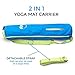 The Great Oak Yoga Mat Bag for Men and Women - Detachable Yoga Strap for Stretching - Extendable - Comes with 3 Pockets for Bottles, Phone, Keys and More