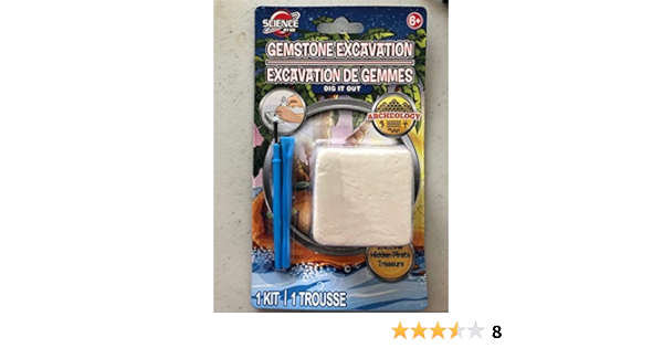 gemstone excavation kit science by me