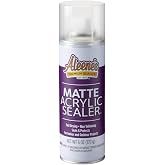 Aleene's Spray Acrylic Sealer, Matte Clear Finish, 6 oz | Clear Matte Finish, Non-Yellowing, Fast Drying, Protects Crafts And Art Projects, Easy Spray Application