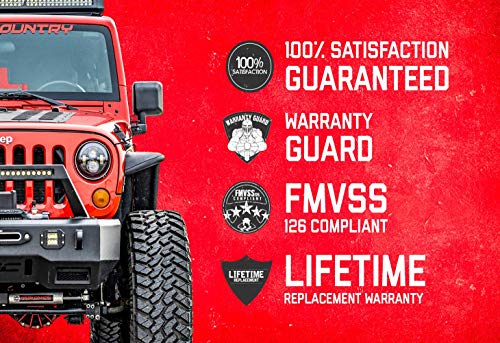 Rough Country 2" Body Lift Kit Compatible w/ 1987-1995 Jeep Wrangler YJ Body Suspension System RC610