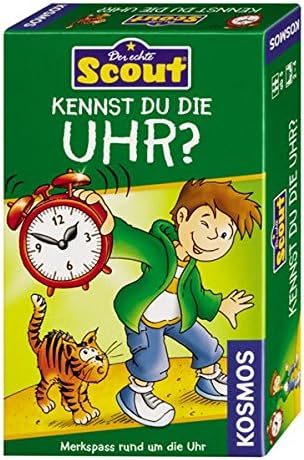 Kosmos 710545 Scout - Do you know the clock?, White, 180 mm x 110 mm x 40 mm