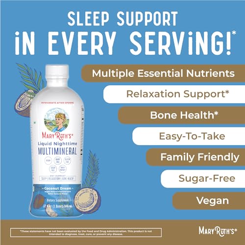 Nighttime Liquid Multimineral Sleep Supplement Sugar Free Calm