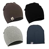 DRESHOW BQUBO 8 Pack Unisex Baby Beanie Hat Infant Baby Soft Cute Knit Cap Nursery Beanie