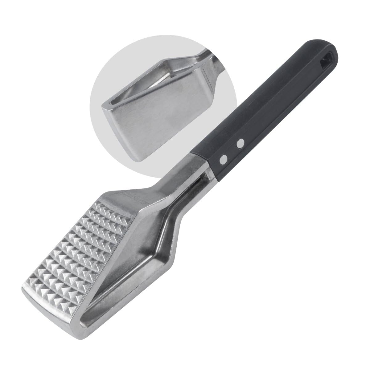 Fackelmann 45827 Meat Tenderizer, Aluminium, Silver, Black