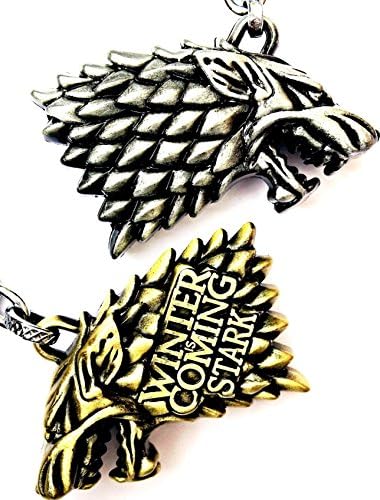 Stark Direwolf Keychain - Game of Thrones Keychain