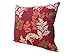 BOSSIMA Indoor and Outdoor Cushion, Comfortable Deep Seat Design, Premium 24 inch Replacement Cushion, includes Seat and Backrest, Red/Brown Floral