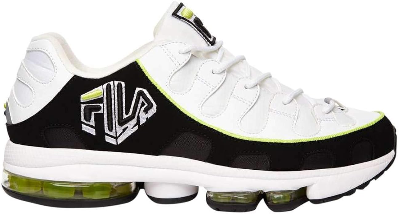 fila black and yellow shoes