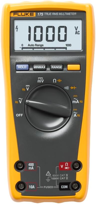 Fluke 175 True-RMS Digital Multimeter Frequency Capacitance Resistance