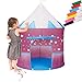 Unicorn Princess Kids Play Tent Fairy Castle - Imaginative Play and Creativity with 8 Erasable Fabric Markers for Indoor and Outdoor Play. Popup and Fully Foldable with Storage Bag