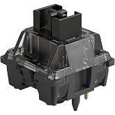 Akko V3 Creamy Black Pro Keyboard Switch with Dustproof Stem for Mechanical Gaming Keyboard, 5-Pin Linear Switches (45pcs)