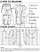 Match Men's Slim Fit Straight Leg Casual Pants (30, 8036 Black)