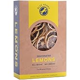 BlueHenry Dehydrated Lemon Wheels - 3 oz - 30+ slices - Natural Fruit