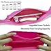 Fitter's Niche UltraSlim Fanny Waist Pack Men Women – Water Resistant Bag, Reflective Elastic Belt – Fit 24 to 43inch Waists, Holds Phones up to 6.7inch – Ideal for Running Hiking Riding Cute Pink