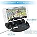 Car Phone Holder, Car Phone Mount Silicone Car Pad Mat for Various Dashboards, Anti-Slip Desk Phone Stand Compatible with iPhone, Samsung, Android Smartphones, GPS Devices and More
