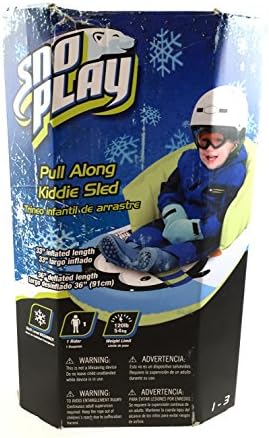 SnoPlay Pull Along Kiddie Sled - Penguin