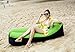 HAKE Inflatable Lounger with Portable Carry Bag for Outdoor and Indoor use (Green Lounger)