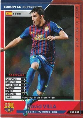 Amazon Co Jp Wccf Extra ダビド ビジャ 11 12月刊アルカディア 中国語版 ホビー 通販