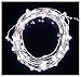 Fairy Lights Plug in, 16.4Ft 200 LED USB Firecracker Twinkle Lights with Remote and Timer, Silver Wire Cluster String Light for Bedroom Indoor Wreath Party Wedding Christmas Decoration, Warm White