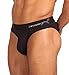 Obviously Apparel Basics Collection - AnatoMAX Hipster Brief - Black - Large