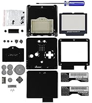 Game Boy Advance SP [GBA SP] Replacement Shell [Black/Onyx] [Mortoff Games]
