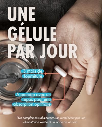 Magnesium bisglycinate – 500mg – Qualité Premium – Naturelle Haute Concentration 100 Capsules Véganes (Approvisionnement de 3 Mois) - Magnesium glycinate - Avec la Plus Haute Biodisponibilité