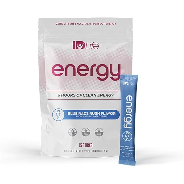 Amazon.com: IDLife - Energy Blue Razz Rush - Time-Release Caffeine