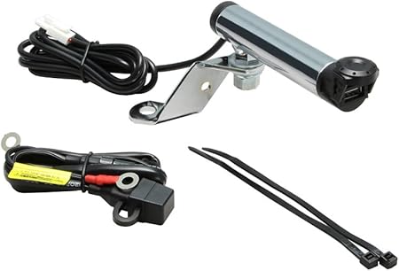 Amazon ハリケーン クランプバー Usb電源付き 外径22 2mm クランプ有効長68mm クロームメッキ 汎用 Hu10c バイク用シガーソケット 車 バイク Amazon ハリケーン クランプバー Usb電源付き 外径22 2mm クランプ有効長68mm クロームメッキ 汎用 Hu10c バイク用シガーソケット 車 バイク