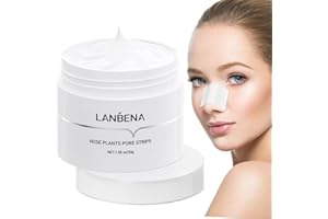 LANBENA blackhead remover, Nose Pore Strips for Blackheads, Black Head Remover Mask for Face, Puntos Negros, 30g+60pcs paper 