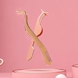 KAIFANGYA 2-Piece 2-in-1 Lash Tweezers Strip Lashes Eyelash Applicator Tool view 7