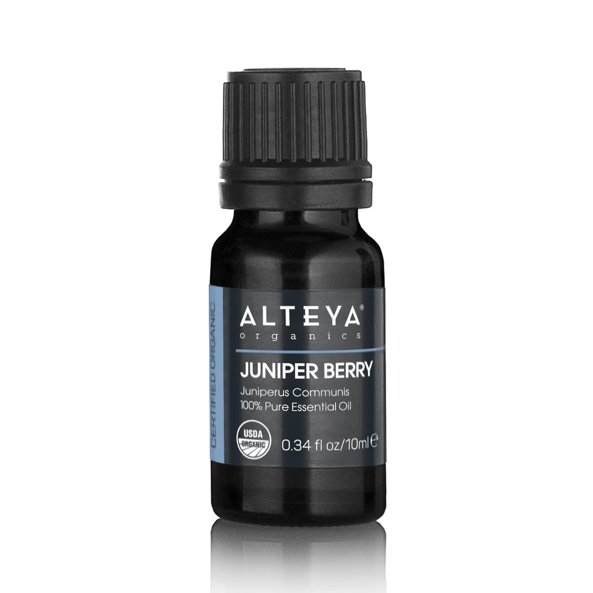 Alteya Organic Juniper Berry (Juniperus Communis) 10 ml – 100% USDA Certified Organic Pure Natural Juniper Berry Essential Oil