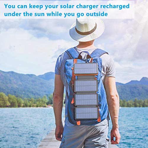 Solar Charger 25000mAh Tranmix Power Bank with Dual USB Ports Waterproof External Battery Pack for Smart Phones, Tablets and Outdoor