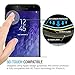 Samsung Galaxy J4 2018 Screen Protector, AOLANDER [Full Screen Coverage] [HD Clear] [Easy Installation] [Anti-Fingerprint] [Bubble Free] Tempered Glass Screen Protector for Samsung Galaxy J4 (Black)