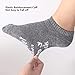 Moyel Dobby No Show Socks For Women Novelty Funny Cool Gifts (White Grey, 1)