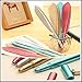 4PC Kawaii Feather Gel Ink Rollerball Pens, SUPPION Creative Stationery Student Gift 0.38mm