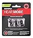 Comply 200 Core Series | Memory Foam Replacement IEM Ear Tips for Sennheiser, Bang Olufsen, Sony & More | Superior Noise Isolation, Ultimate Comfort, Secure Fit | TechDefender, Black (S/M/L) (3 Pairs)