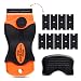 Whizzy Wheel Plastic Razor Blades Scraper with Contoured Grip. 20 Blade Edges and Ideal for Car Vinyl, Decal & Tint Removal primary