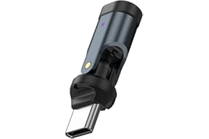 180°Horizontally and 360°Vertically Swivels USB C Charging Adapter 240W Power Delivery 480Mbps Data Sync LED Indicators Degre